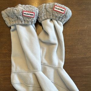Hunter Boot Socks - Cream/White - Size M (Fits Women's 7-9) - Like New